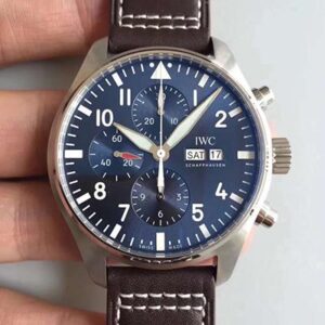 Replica IWC Pilot Chronograph Edition Le Petit Prince IW377713 ZF Factory Blue Dial watch