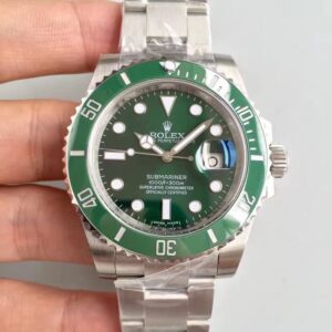 Replica Rolex Submariner Date 116610LV Noob Factory V9 Green Ceramic Bezel watch