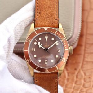 Replica Tudor Heritage Black Bay Bronze 79250B XF Factory Brown Dial watch