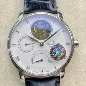 Replica Blancpain Villeret Tourbillon 8 Jours 6025-1542-55b JB Factory White Dial watch