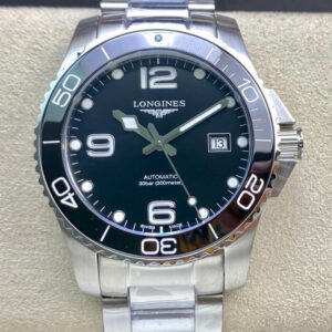 Replica Longines HydroConquest L3.781.4.56.6 ZF Factory Black Dial watch