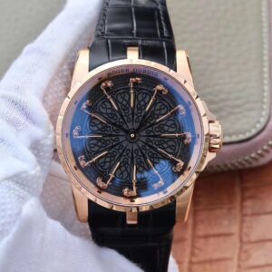 Replica ZF Factory Roger Dubuis Excalibur Knights Of The Round Table II RDDBEX0511 Rose Gold watch