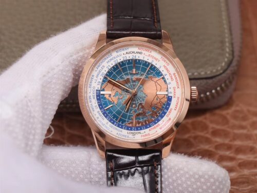 Replica 8F Factory Jaeger-LeCoultre Geophysic Univrsal Time 8102520 Pink Gold watch
