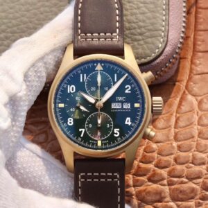 Replica IWC Pilot Chronograph IW387902 ZF Factory Bronze Spitfire watch