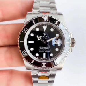 Replica Rolex Submariner Date Oystersteel 116610LN Noob Factory V10 Black Dial watch