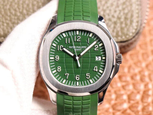 Replica Patek Philippe Aquanaut 5168G ZF Factory Green Dial watch