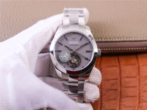 Replica Rolex Milgauss Base 116400 Label Noir Tourbillon LNT01HS-001 JB Factory Gray Dial watch