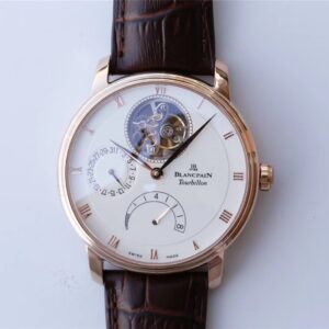 Replica Blancpain Villeret Tourbillon 8 Jours 6025-3642-55b JB Factory White Dial watch