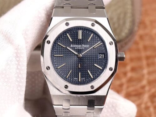Replica Audemars Piguet Royal Oak Extra-thin 15202ST.OO.1240ST.01 XF Factory Black Dial watch