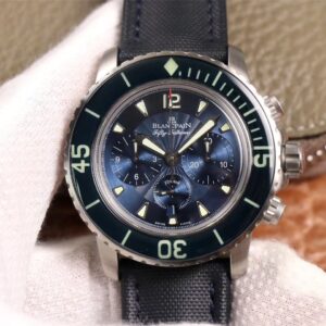 Replica Blancpain Fifty Fathoms 5085FB-1140-52B Chronographe Flyback OM Factory Blue Dial watch