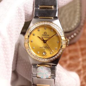 Replica Omega Constellation 131.25.29.20.58.001 3S Factory Champagne Dial watch