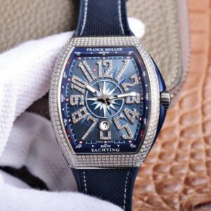 Replica Franck Muller Men's Collection V45 SC DT Yachting ZF Factory Blue Dial watch
