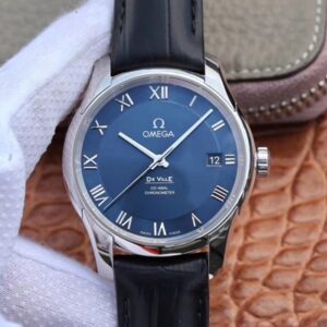 Replica Omega De Ville 431.13.41.21.03.001 VS Factory Blue Dial watch