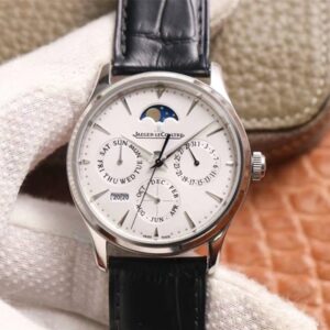Replica Jaeger-LeCoultre Master Ultra Thin Moon Perpetual Calendar 130842J V9 Factory White Dial watch
