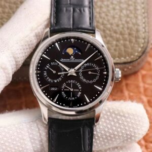 Replica Jaeger-LeCoultre Master Ultra Thin Moon Perpetual Calendar 1308470 V9 Factory Black Dial watch