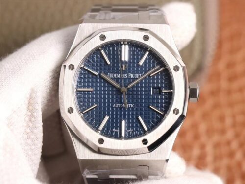 Replica Audemars Piguet Royal Oak 15400ST.OO.1220ST.03 ZF Factory Blue Dial watch