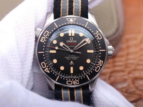 Replica Omega Seamaster 210.92.42.20.01.001 James Bond 007 VS Factory Black Dial watch