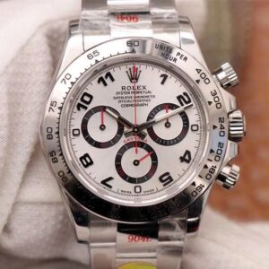Replica Rolex Daytona Cosmograph 116509-78599 Noob Factory White Dial watch