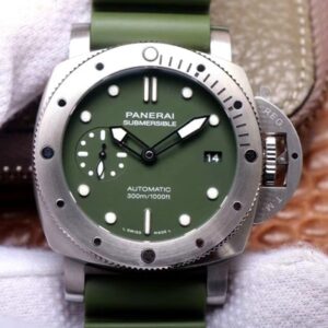 Replica Panerai Submersible PAM01055 VS Factory Green Dial watch