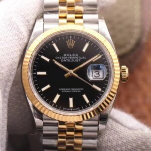 Replica Rolex Datejust 126233 EW Factory Black Dial watch