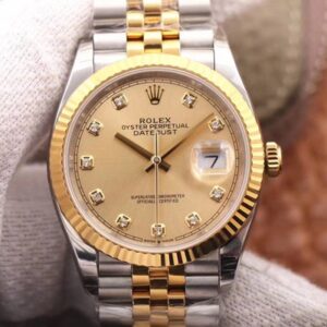 Replica Rolex Datejust M126233-0017 EW Factory Champagne Dial watch
