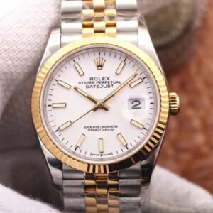 Replica Rolex Datejust M126233-0019 EW Factory White Dial watch