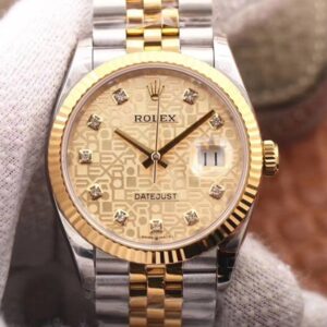Replica Rolex Datejust M126233-0033 EW Factory Champagne Dial watch