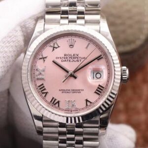 Replica Rolex Datejust M126234-0031 EW Factory Pink Dial watch