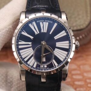 Replica Roger Dubuis Excalibur DBEX0535 PF Factory Blue Dial watch