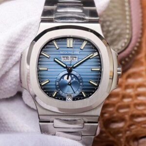 Replica Patek Philippe Nautilus 5726/1A-014 Moonphase PF Factory Blue Gradient Black Dial watch