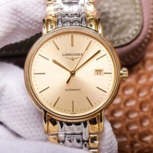 Replica Longines Presence L4.921.2.32.7 RM Factory Yellow PVD watch