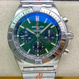 Replica Breitling Chronomat AB01343A1L1A1 GF Factory Green Dial watch
