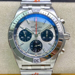 Replica Breitling Chronomat AB0134101G1A1 GF Factory White Dial watch