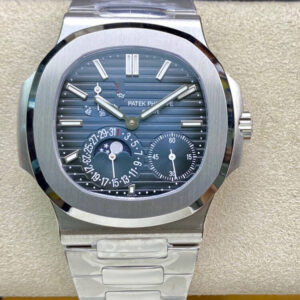Replica Patek Philippe Nautilus 5712/1A-001 40MM PPF Factory Dark Blue Dial Stainless Steel Strap watch