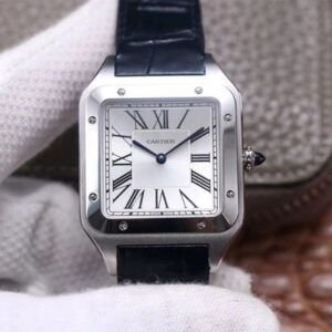 Replica Cartier Santos Dumont WSSA0032 F1 Factory Silver Dial watch