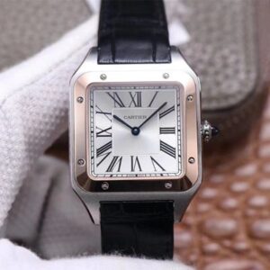Replica Cartier Santos Dumont W2SA0017 F1 Factory Silver Dial watch