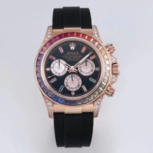 Replica Rolex Daytona 116595RBOW BL Factory Rose Gold watch
