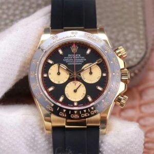 Replica Rolex Daytona M116518LN-0047 Noob Factory Black Dial watch