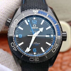 Replica Omega Seamaster 215.92.46.22.01.002 GMT VS Factory Black Ceramic watch