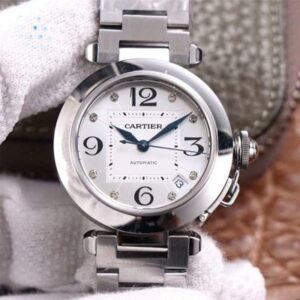 Replica Cartier Pasha W31073M7 V9 Factory Silver Dial watch
