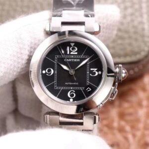 Replica Cartier Pasha W31076M7 V9 Factory Black Dial watch