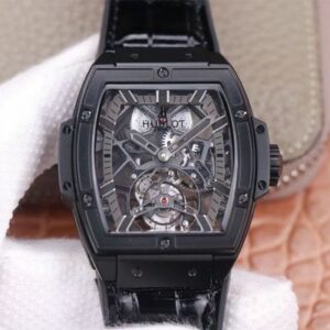 Replica Hublot Masterpiece Tourbillon 906.ND.0129.VR.AES12 JB Factory Black PVD watch