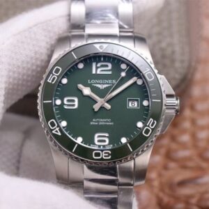 Replica Longines Hydroconquest L3.781.4.06.6 ZF Factory Green Dial watch