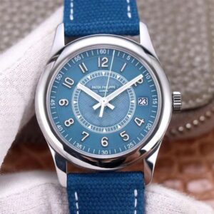 Replica Patek Philippe Calatrava 6007A-001 ZF Factory Blue Dial watch
