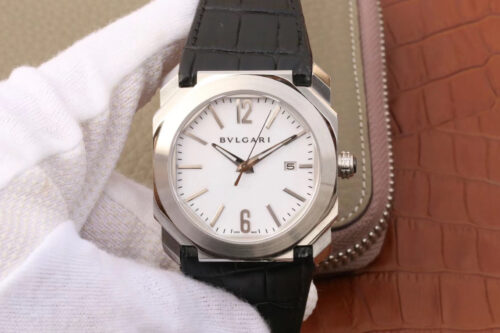 Replica Bvlgari Octo 102779 OC41C6SLD White Dial watch
