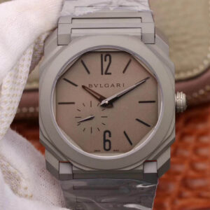 Replica Bvlgari Octo Finissimo 102713 BV Factory Grey Dial watch