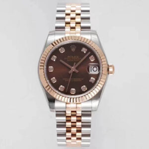 Replica Rolex Datejust m278271-0028 GS Factory Brown Dial watch