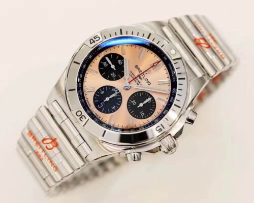 Replica Breitling Chronomat AB0134101K1A1 GF Factory Rose Gold Dial watch
