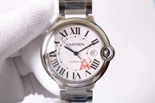 Replica Ballon Bleu De Cartier W69012Z4 V6 Factory Silver Dial watch