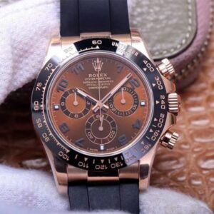 Replica Rolex Daytona M116515LN-0015 Noob Factory Brown Dial watch